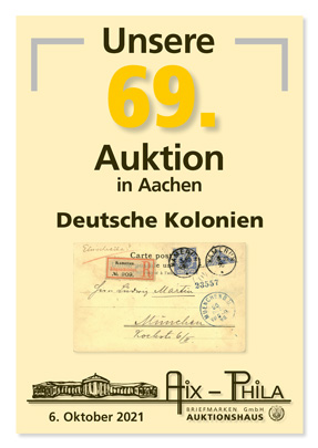 Titelseite Sonderkatalog Deutsche Kolonien